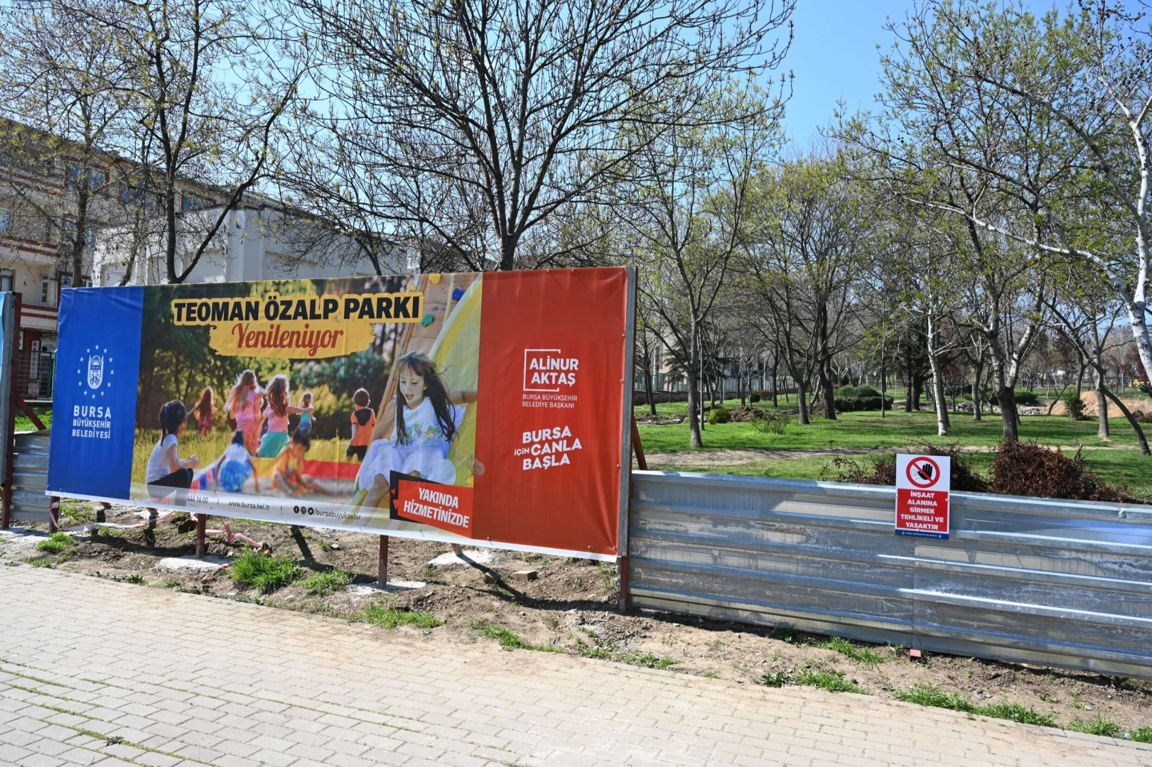 Teoman Özalp Parkı’nda dönüşüm başladı
