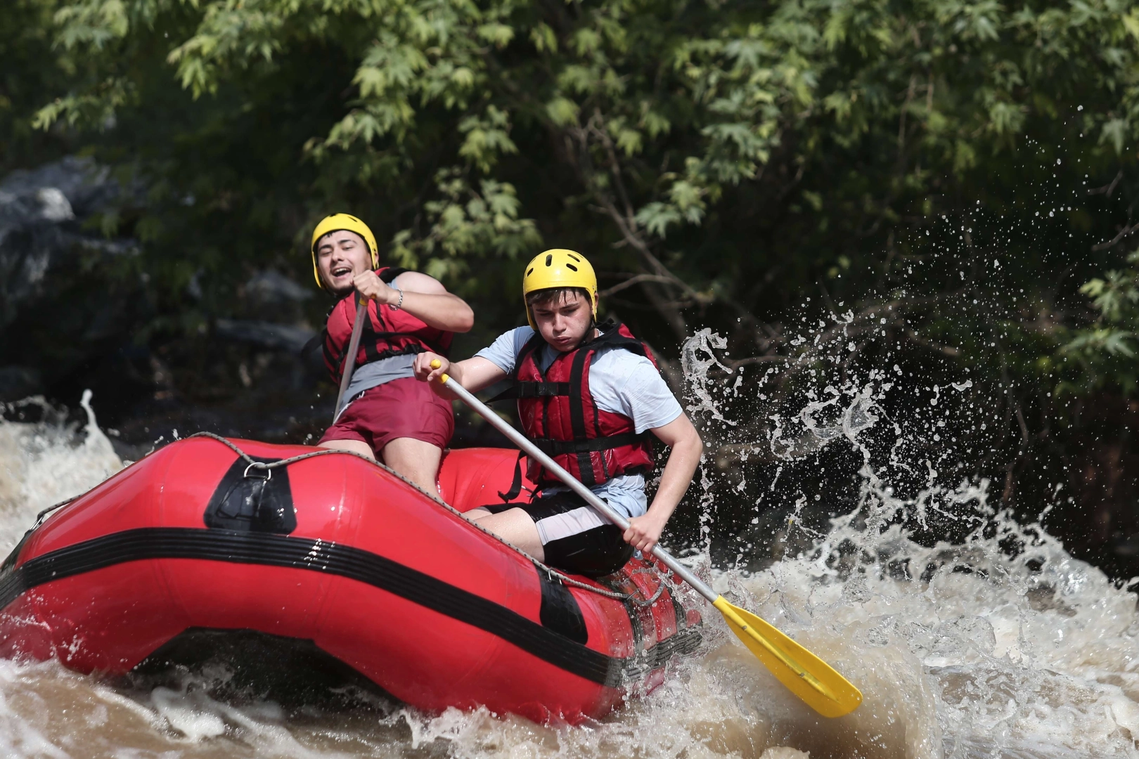 Marmara'da tek olan rafting parkuru yaz sezonuna hazır