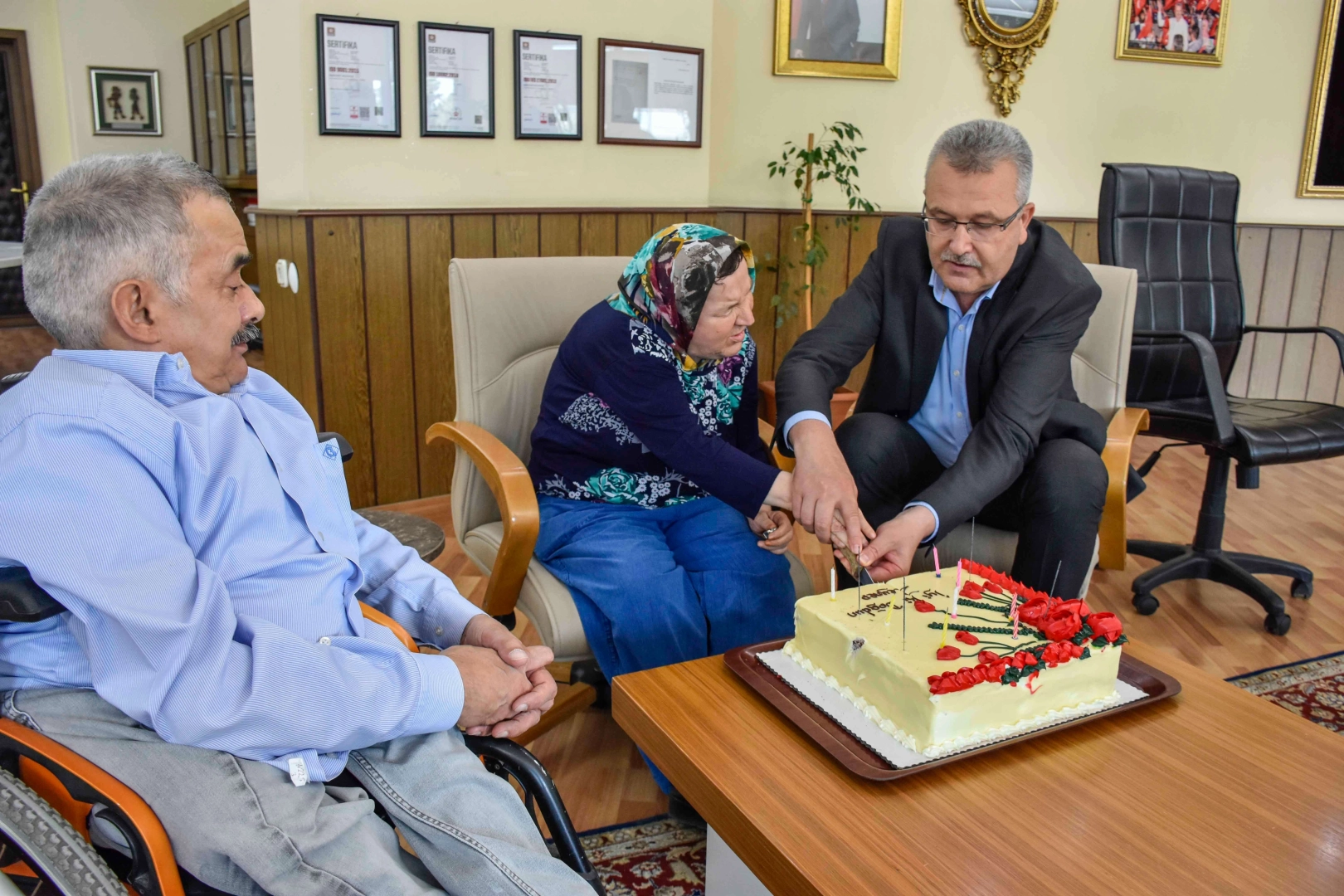 Görme engelli Zeynep Karakuş'un dileği gerçekleşti