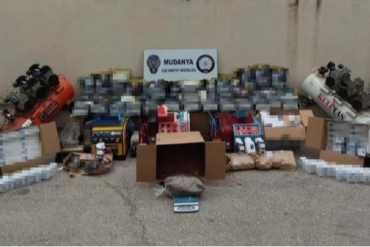 Bursa'da kaçak tütün ele geçirildi