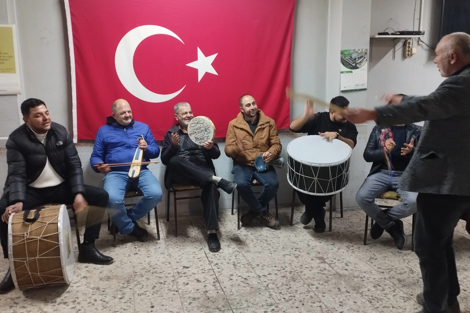 Köy gençlerinden eğlenceli sahur