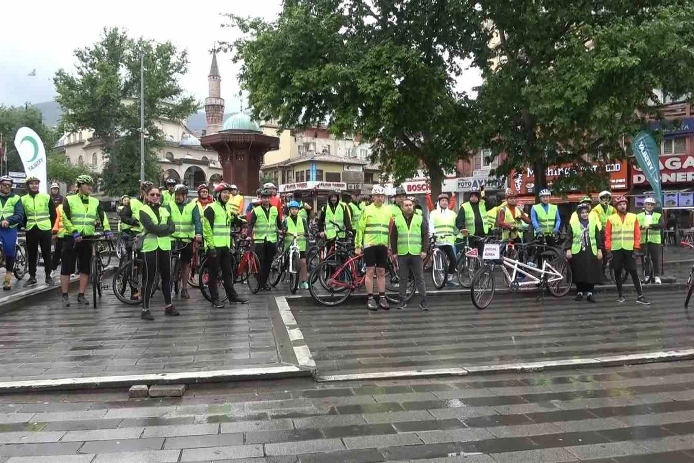 Sağlıklı yaşam için pedal bastılar
