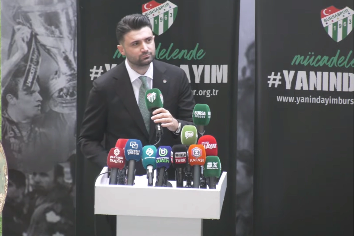 Bursaspor'un Yeni Başkanı Enes Çelik Oldu