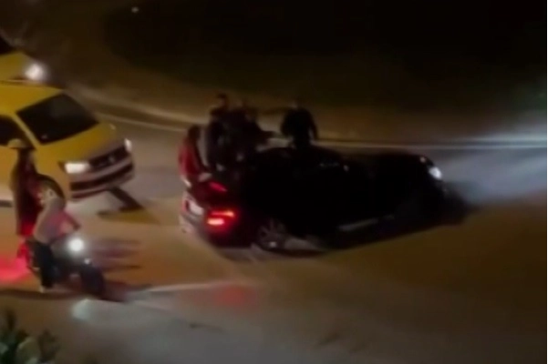 Drift atan magandalara mahalle sakinleri dur dedi