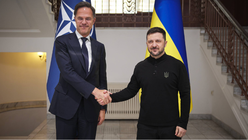 Zelenskiy, NATO Genel Sekreteri Rutte ile bir araya geldi