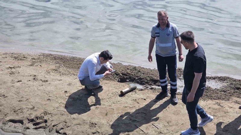 İznik Gölü sahilinde ikinci top mermisi
