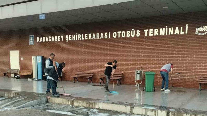 Karacabey Terminalinde kapsamlı temizlik
