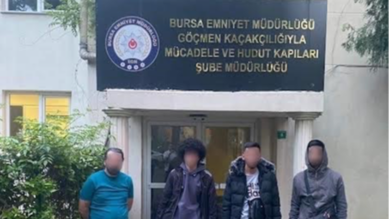 Bursa’da kaçak göçmen operasyonu
