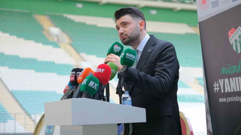 Bursaspor Başkanı Enes Çelik: "Yeni sezon bambaşka olacak"
