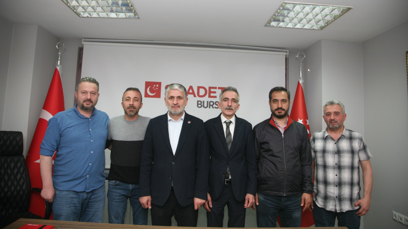 Çıraklık Mağdurları Saadeti Ziyaret Etti.