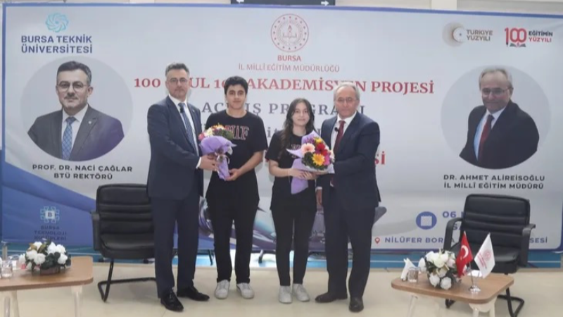 Nilüfer'de '100 Okul 100 Akademisyen Projesi' başladı