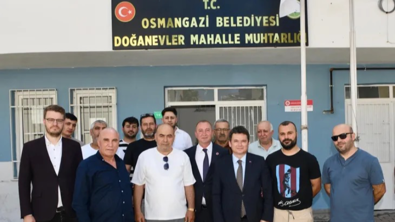 Osmangazi'de Başkan Aydın'ın durağı Doğanevler oldu