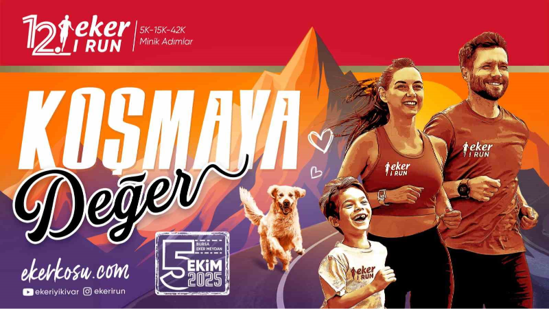 Eker I Run bu yıl "Koşmaya Değer" mottosuyla gerçekleştirilecek
