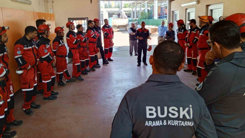 BUSKİ arama ve kurtarma ekibi akredite oldu