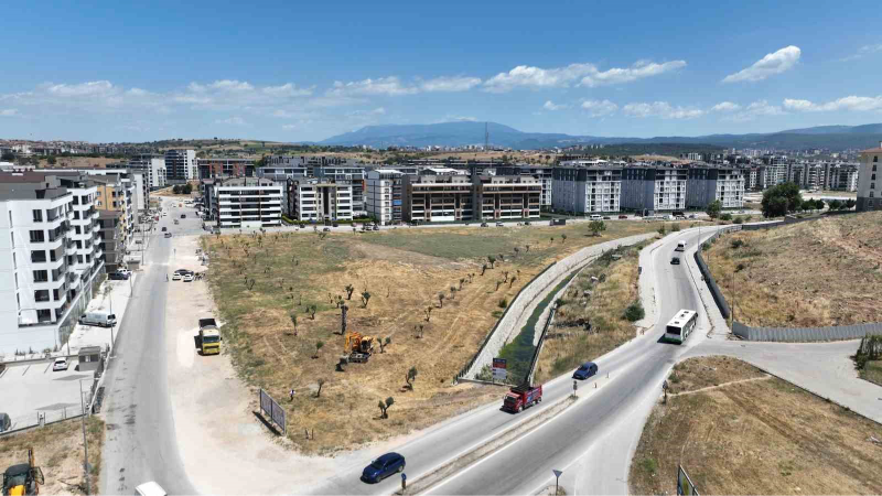 Bursa Büyükşehir kenti yeşillendirmeye devam ediyor
