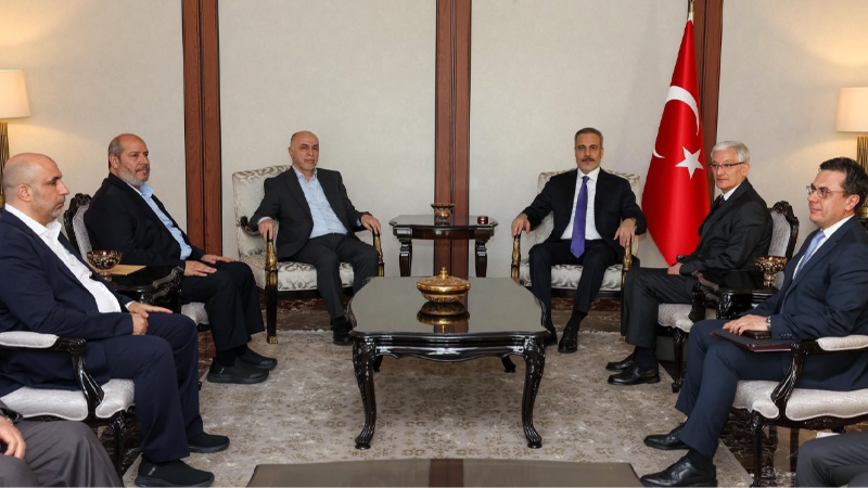 Bakan Fidan, Hamas heyeti ile görüştü