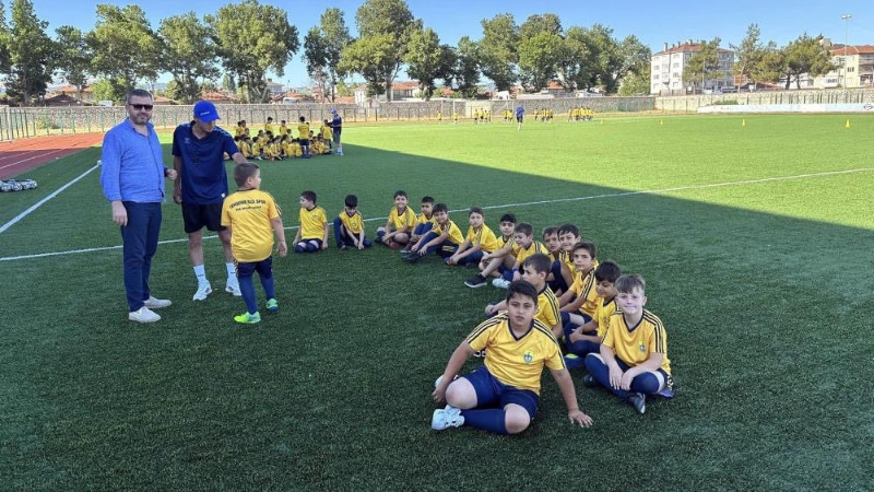 Yenişehir'de çocuklardan spora yoğun ilgi