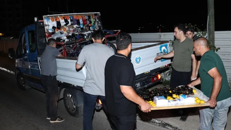 Nilüfer’de seyyar satıcı operasyonu