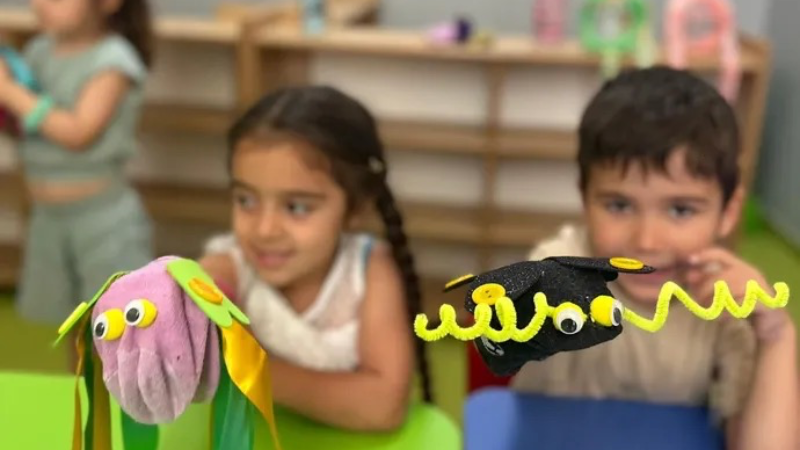 Gemlikli minikler eğlenerek öğreniyor