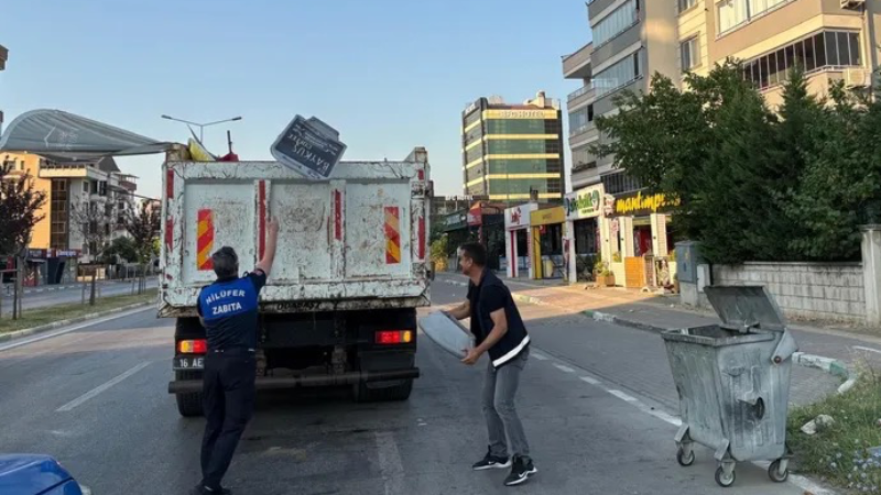 Nilüfer’de sağlıklı çevre operasyonu