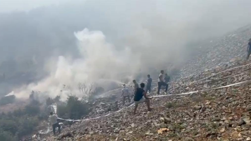 Bursa'da orman yangını! Çok sayıda ekip müdahale ediyor