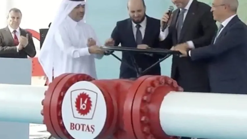 Türkiye, Suriye'ye ilk kez doğalgaz sevkiyatına başladı