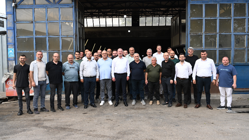 Başkan Karabatı sanayi esnafıyla kahvaltıda buluştu