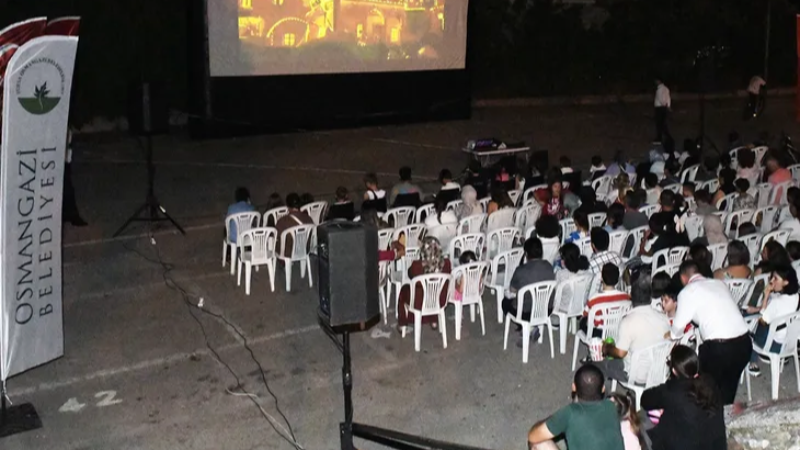 Osmangazi'de miniklere sinema keyfi