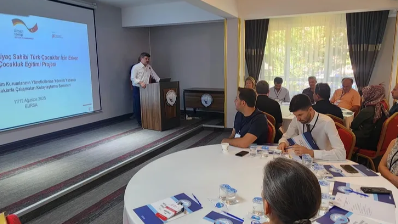 Bursa’da okul öncesi yabancı uyruklu çocuklar için seminer