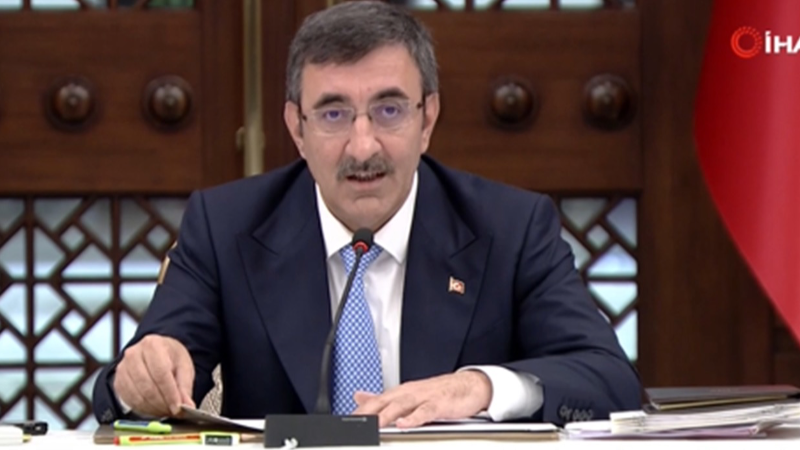 Cumhurbaşkanı Yardımcısı Cevdet Yılmaz'dan orman yangını açıklaması