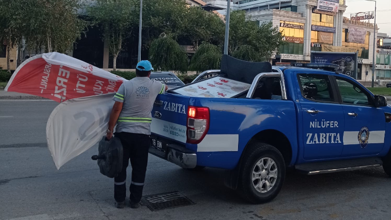 Nilüfer’de görsel kirliliğe geçit yok