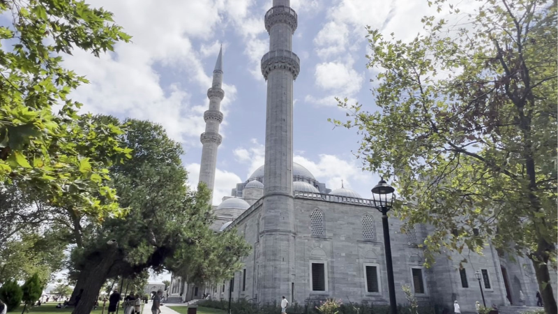 Tarihi Süleymaniye Camii'nde mozaikler çalındı