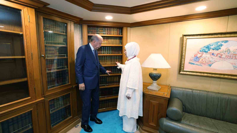 Cumhurbaşkanı Erdoğan Savarona yatını ziyaret etti