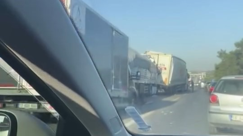 Karacabey'de zincirleme kaza