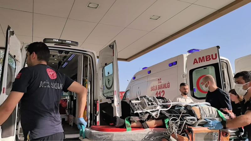 İnegöl'de kamyon ile motosiklet