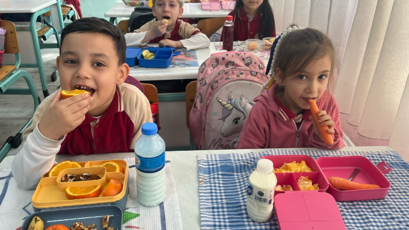 Sağlıklı beslenme, öğrencilerin öğrenme gücünü artırıyor