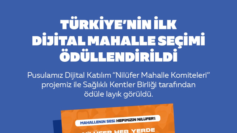 Nilüfer Belediyesi’ne "Akıllı Şehir" ödülü