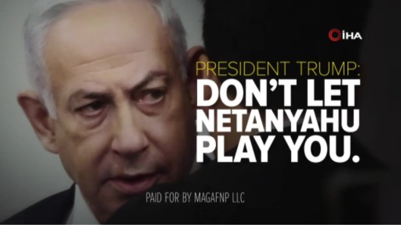 ABD kanalında Netanyahu karşıtı reklam verildi