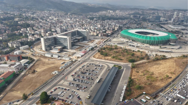 Bursa’nın en büyük acil servisli hastanesi açılmak için gün sayıyor