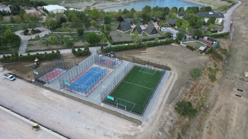 İnegöl’de doğanın kalbinde yeni spor ve kamp merkezi yükseliyor