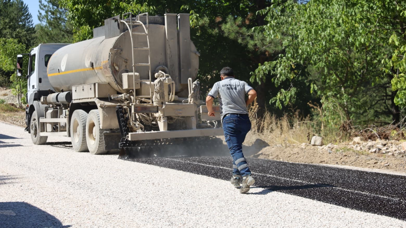 Dağ ilçelerinde ulaşıma konfor geldi