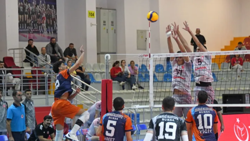 Bursa Osmangazi'de filede sezonun ilk galibiyeti