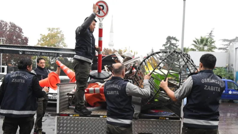 Bursa Osmangazi'de işgallere geçit yok!