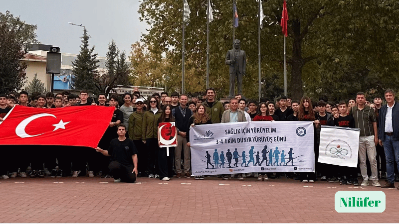 Bursa’da “dünya yürüyüş günü” coşkusu