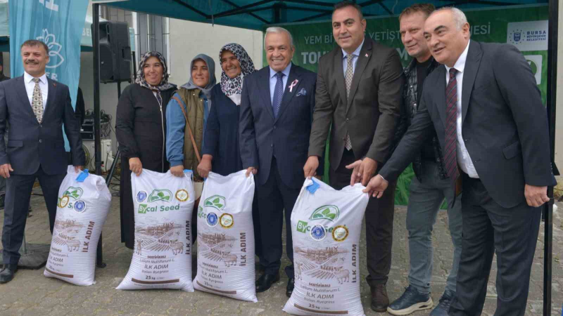 Bursa’da çiftçilere tohum desteği