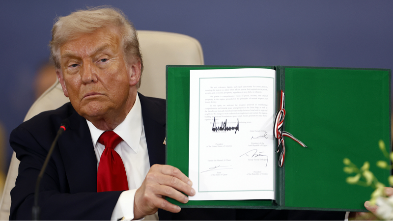 Mısır'da 4 liderin imzaladığı "Trump Deklarasyonu"nun tam metni yayımlandı