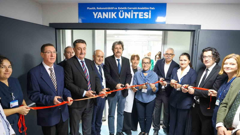 BUÜ Hastanesi’nin yenilenen Yanık Ünitesi hizmete açıldı