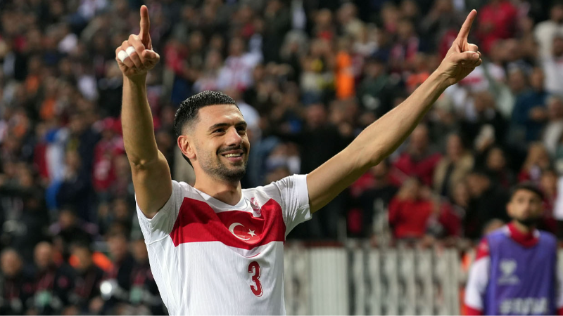 Merih Demiral’dan Gürcistan maçında 2 gol