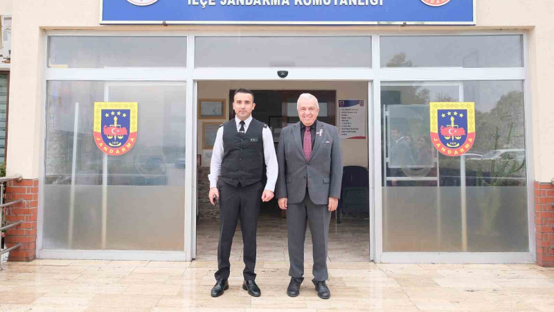 Başkan Şadi Özdemir’den Üsteğmen Önderışık’a hayırlı olsun ziyareti