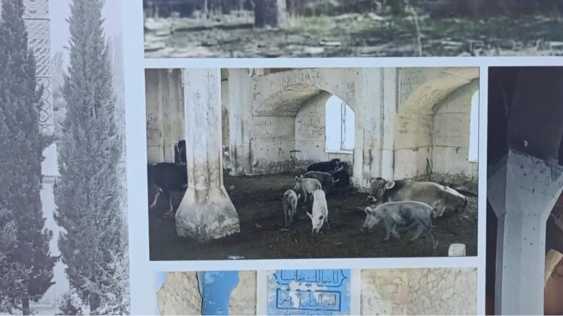 Ermeni İşgalinde ahır olan Cuma Mescidi ibadete açıldı